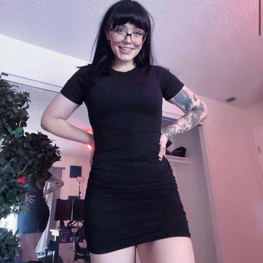 Foxblood Ruched Bodycon dress